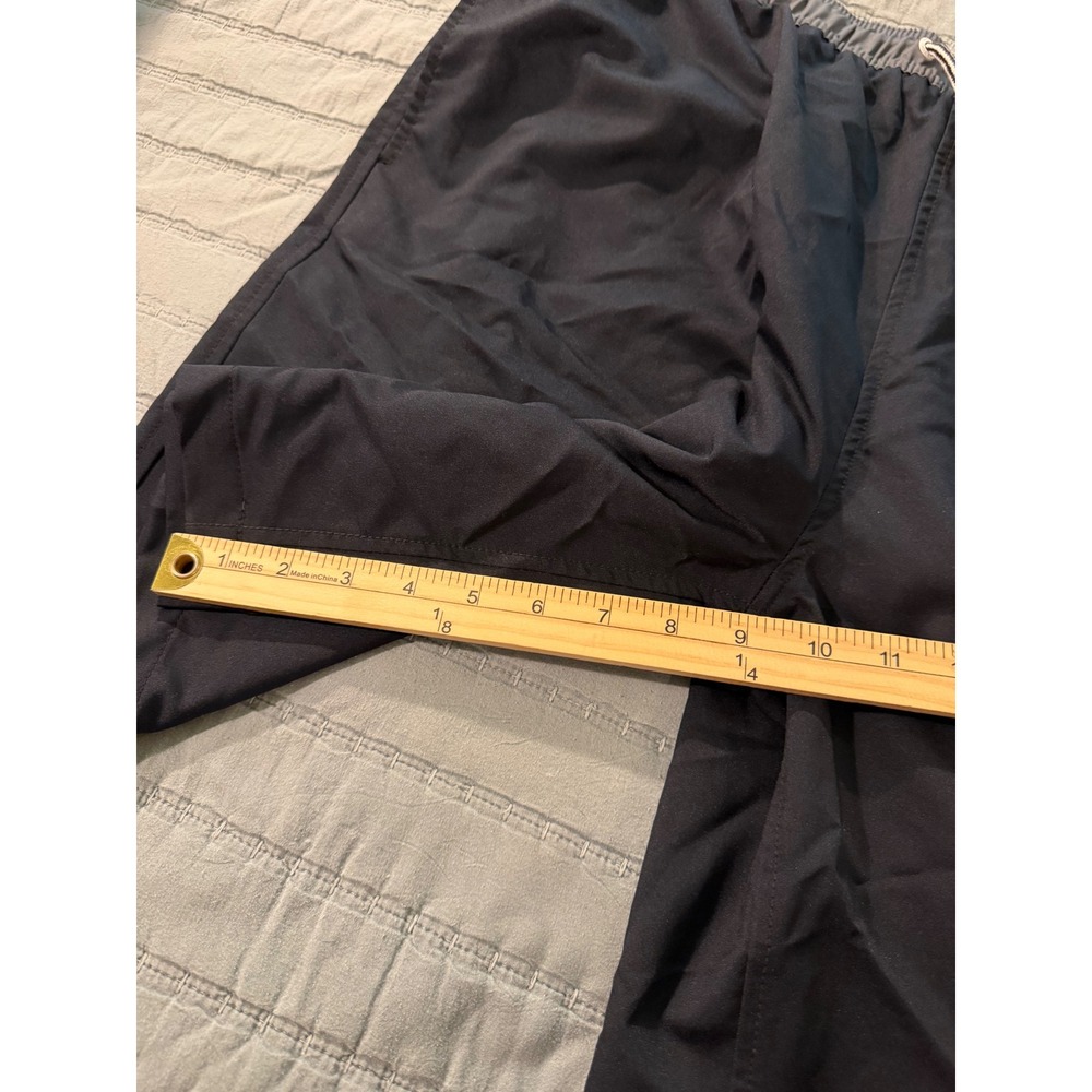 Speedo Mens XXL Swim Trunks Black Gray Board Shorts Mesh Lined Zipper Pocket - Picture 9 of 9